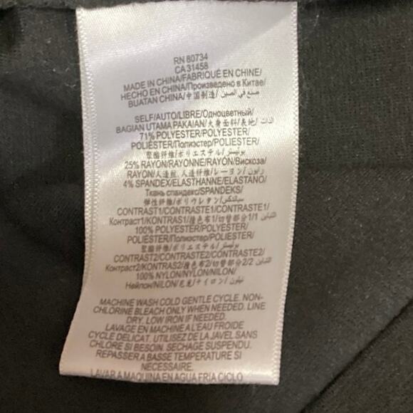 BCBGeneration Black Lace Mesh Layered Ruffle Sleeveless Mini Sheath Dress Size 4 - Picture 5 of 5